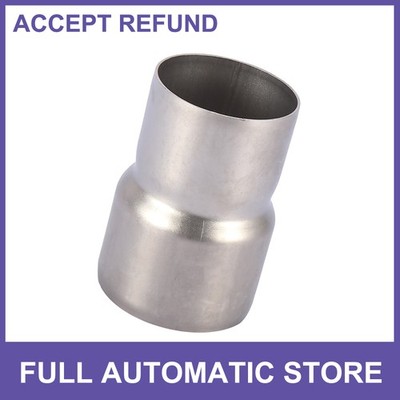 51-60 mm 2.0''-2.4'' Motorbike Exhaust Pipe Adapter Reducer Muffler Titanium Tone