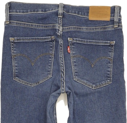 Levi's 311 Shaping Women Blue Skinny Slim Stretch Jeans W26 L32 (102367) - Picture 4 of 9