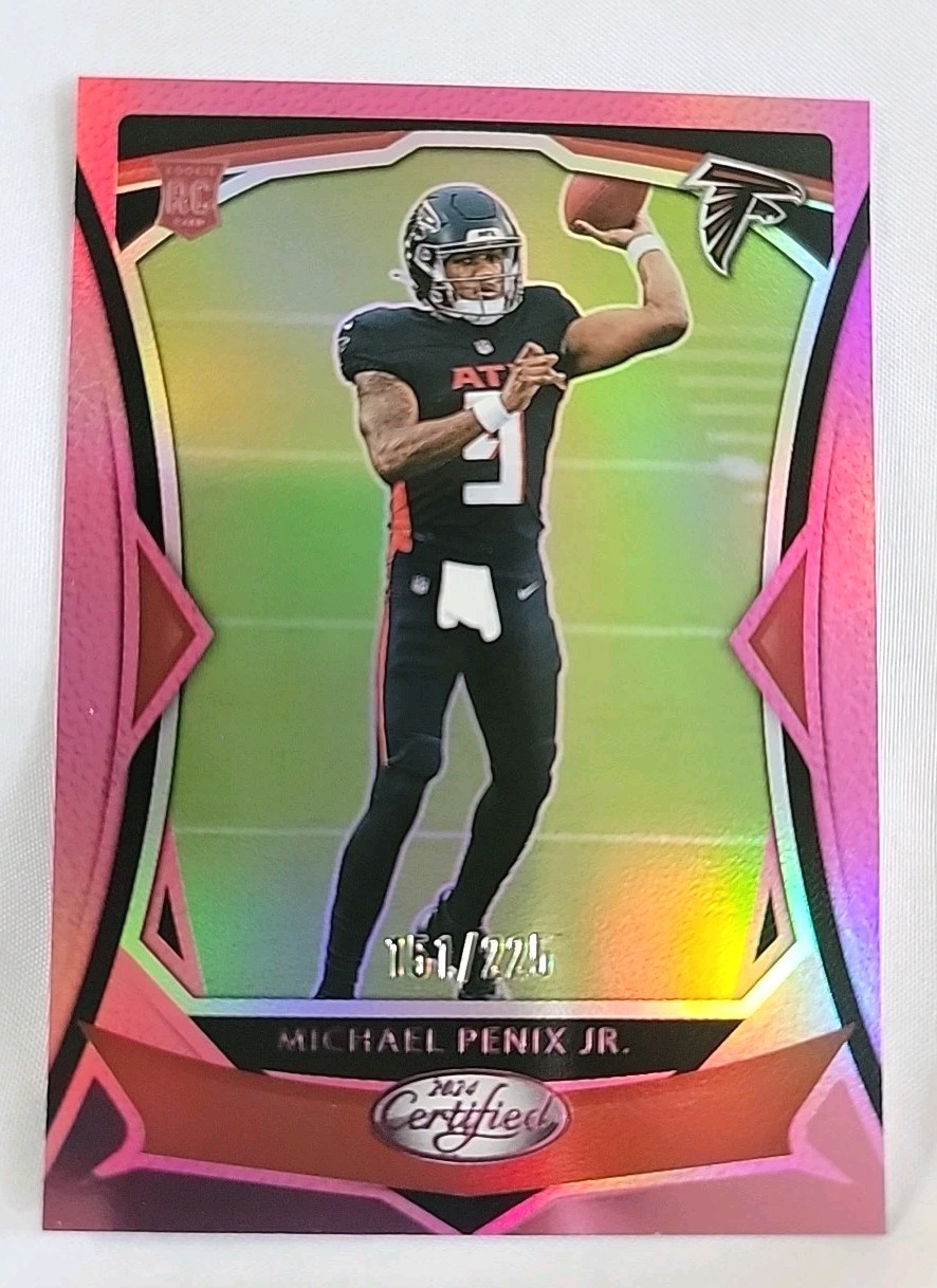 2024 Panini Certified - Rookies Pink Mirror #106 Michael Penix Jr. /225 (RC)