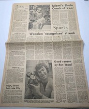 ✨VINTAGE✨ January 5, 1973 Newspaper Partial - Don Shula Coach Of Year