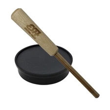 Turkey Pot Call with Striker & Conditioning Pad – Realistic Hen Sounds