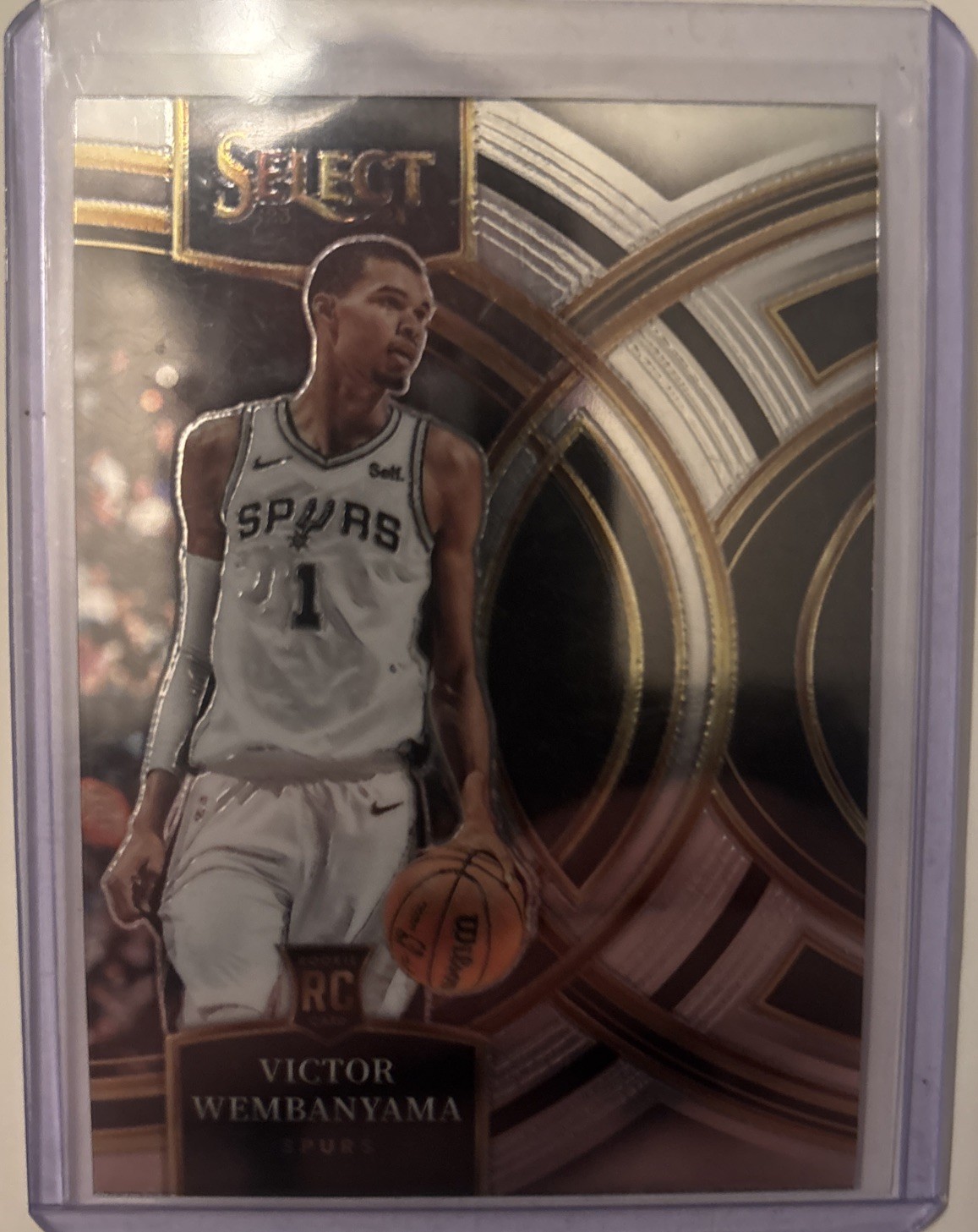 2023-24 Panini Select - Premier Level Victor Wembanyama #121 Silver Prizm (RC)