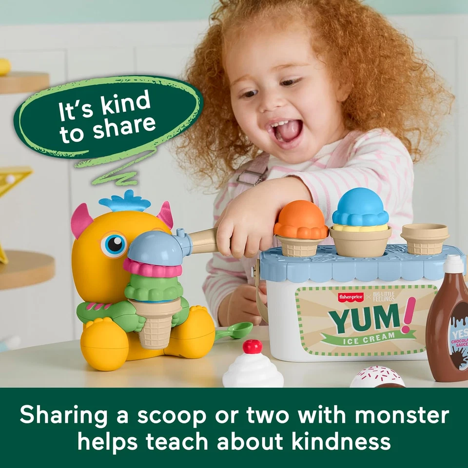 Fisher-Price Big Little Feelings Sharing Kit 18 Piezas Juego de Actividades Juguete Nuevo Foto 3 de 4