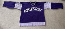 AMHERST COLLEGE Hockey Jersey #14 1990's FENTON'S ATHLETIC GEAR 50 Jack Arena