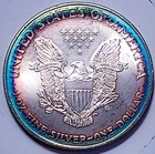 1994 Silver American Eagle Coin   🌈 Rainbow Toned 1 Oz $1 .