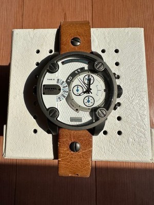DIESEL watch DZ7269 large face multi-time body, box, and receipt included