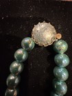 Vintage Green Double Necklace With Clip On Earrings — photo 8