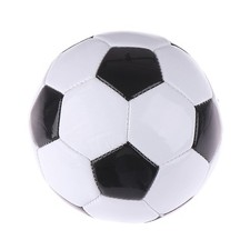 1pc Children Soccer Ball PVC Size 2 Classic Black And White Training B.82