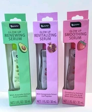 3-Pack B-Pure Glow Up Renewing Serum in Strawberry, Pomegranate & Avocado