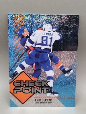 Erik Cernak 2024-25 Upper Deck Series 1 Check Point Speckle #CP-17 Lightning
