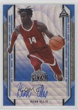 2021-22 Leaf Metal Blue Wave 17/30 Keon Ellis #BA-KE1 Auto fl4