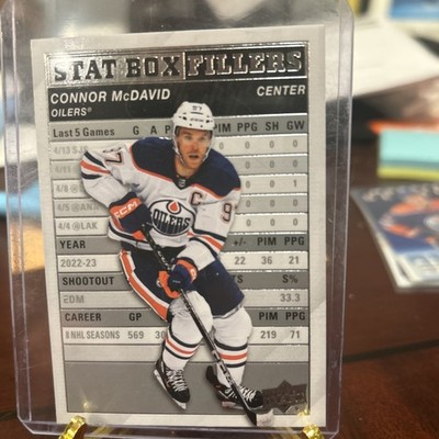 2023-24 Upper Deck Series 1 - Stat Box Fillers Connor McDavid #SB-21