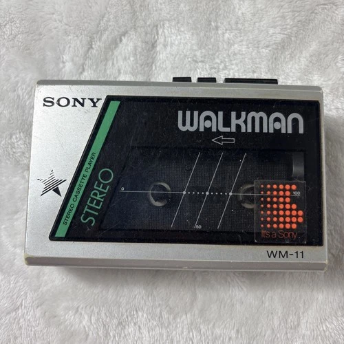Sony Walkman WM-11 Stereo Cassette Player Working Vintage