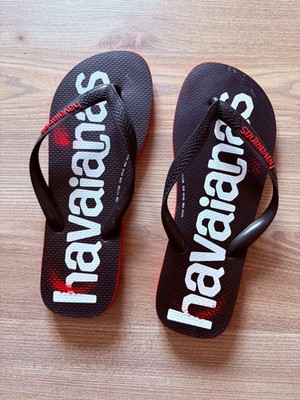 Original HAVAIANAS Brasil Flip Flops EUR 45/46 Badelatschen Flipflops Sandalen