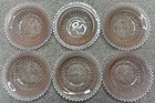 Vintage Anchor Hocking Pink Diamond Miss America Bowls 6.25” Set of 6
