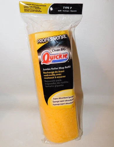 Quickie Professional Jumbo Roller Mop Head Refill Type P for Mop Series 055/055B
