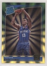 2018-19 Panini Donruss Rated Rookies Holo Green & Yellow Laser Khyri Thomas 8d2