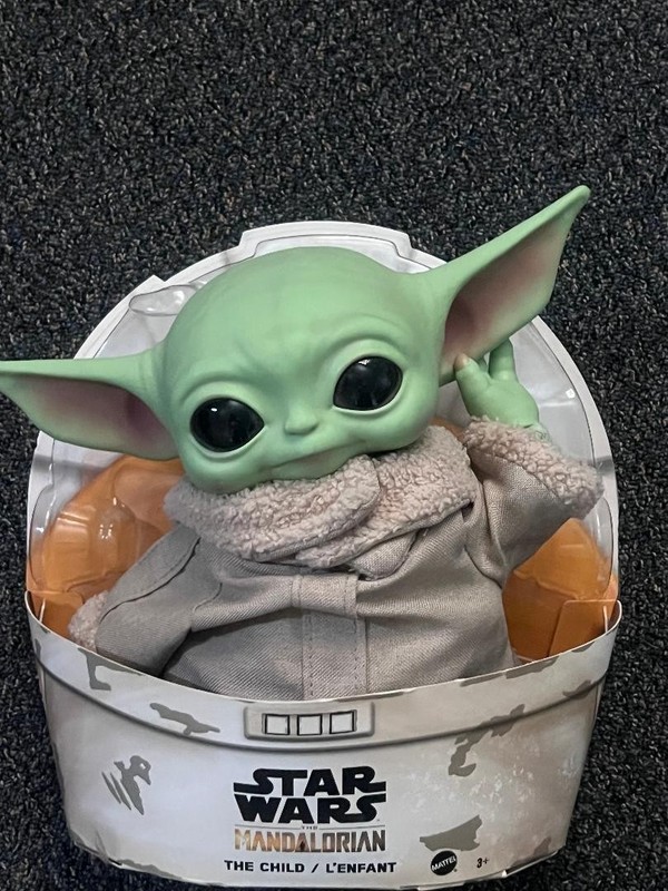 Star Wars Mandalorian The Child Plush 11" Baby Yoda Doll Grogu Soft Mattel NIB