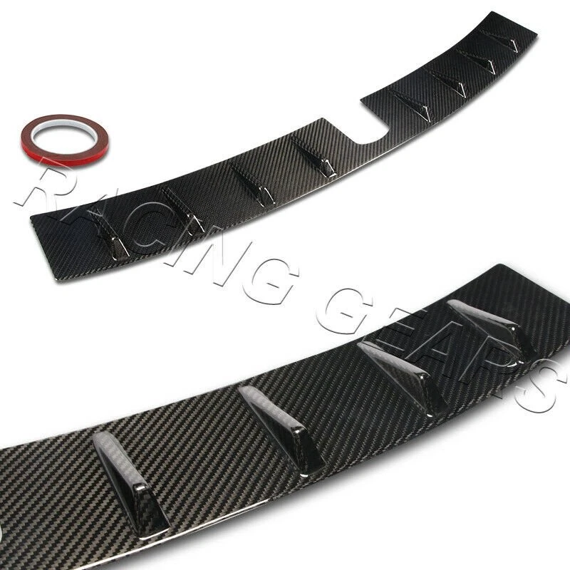 ALERÓN VORTEX TECHO TRASERO FIBRA CARBONO REAL ALETA DE TIBURÓN AJUSTE 15-21 SUBARU WRX STI Foto 2 de 4