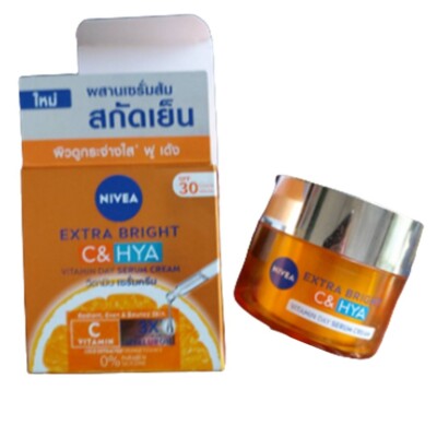 NIVEA Cream Serum Facial Moisturizing Day Extra Bright SPF30