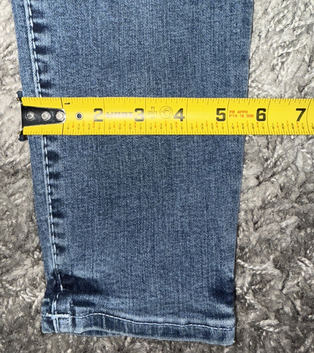 True Religion Halle Mid Rise Super Skinny Jeans Women's Size 28W Medium Wash thumbnail 5