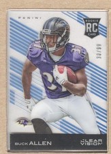 Buck Allen 137 2015 Panini Clear Vision Blue RC 30/99 (NrMt/Mt)