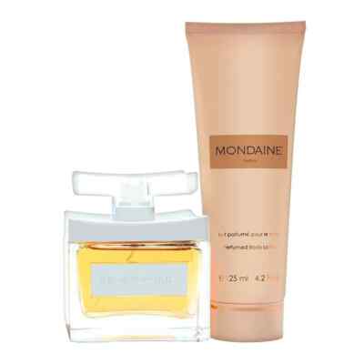 Mondaine  2 Pcs Gift Set For Women by Paris Bleau 3.1 Oz + 4.2 Oz Lotion New  