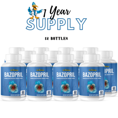 #ad Bazopril Cardiovascular Health Blood Pressure amp; Sugar Support 12 Bottles $159.99