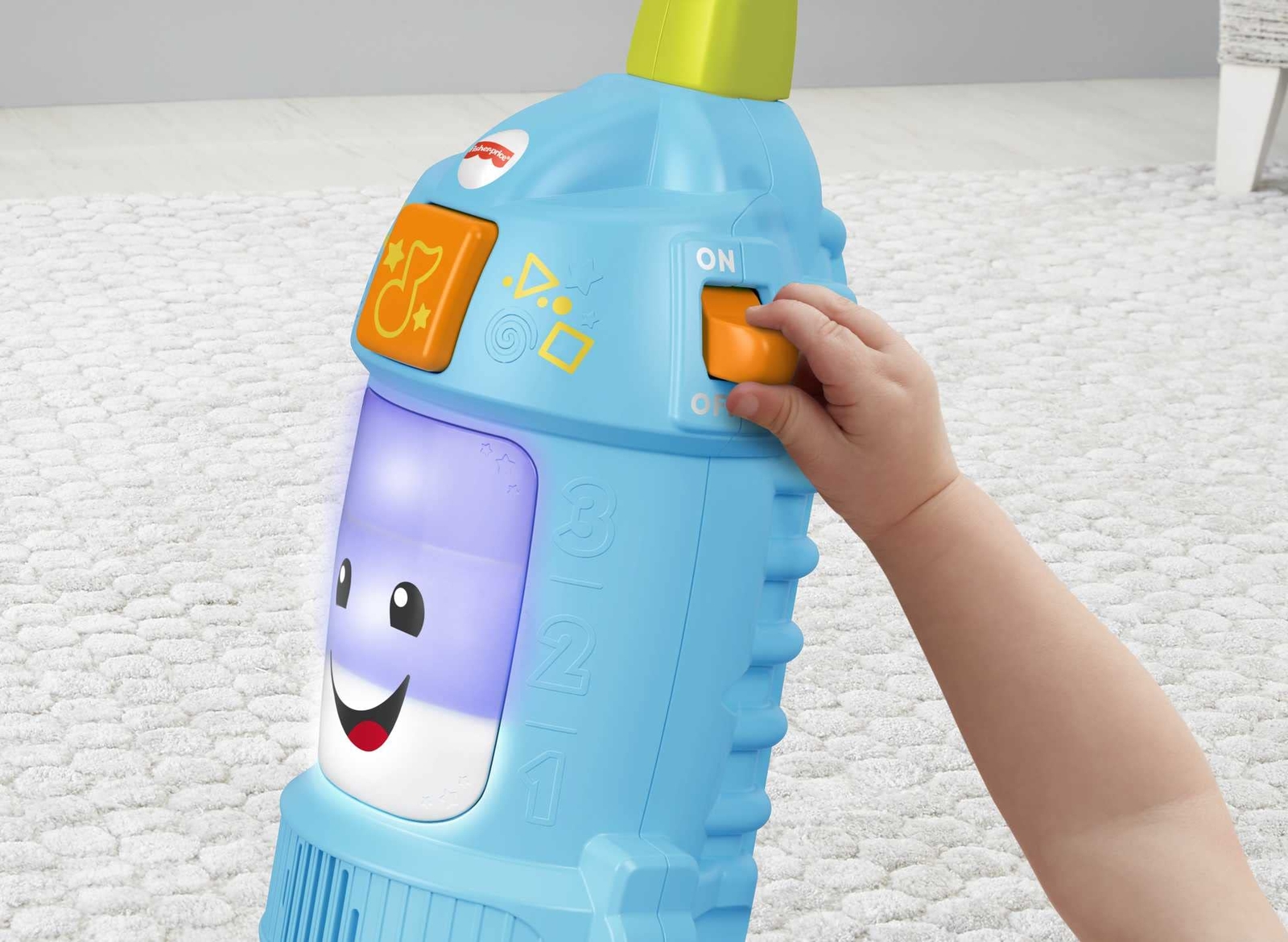 Fisher-Price FNR97 Laugh & Learn Light-Up Learning Vacuum for sale 