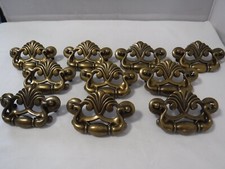 pm3 VTG BRASS DROP DOWN FURNITURE HANDLES DRAWER PULLS - Set of 10 Cb3204 Canada