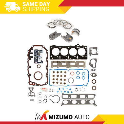 Full Gasket Set Bearings Rings Fit 03-09 Chrysler PT Cruiser 2.4L DOHC