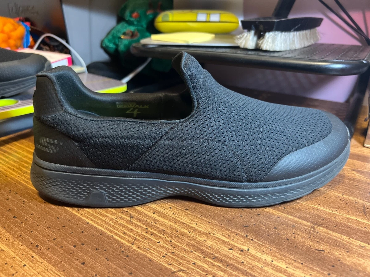 Skechers 4 GOGA MAX Slip-On Shoes Black Men 11.5 EWW (Extra-Wide) | eBay