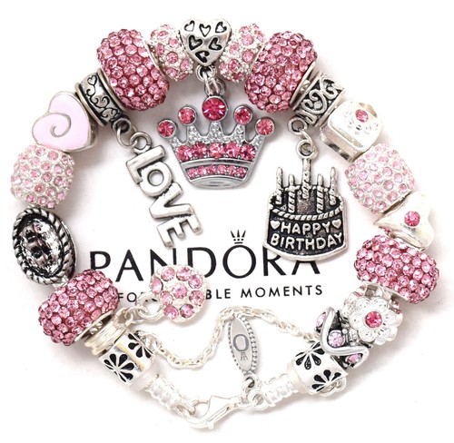 Pandora Pulsera de Plata Rosa \