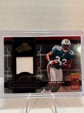 2005 Donruss Ronnie Brown Rookie Jerset Collection mem no.1