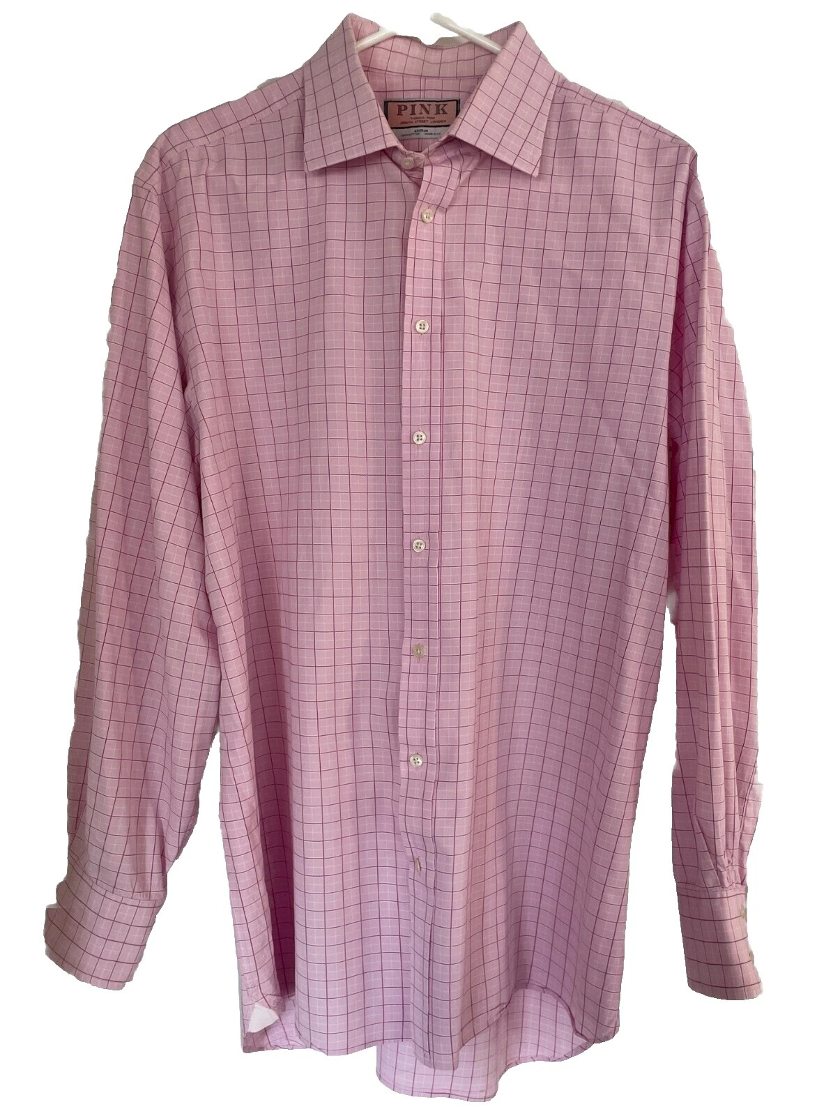 Thomas Pink 100% Cotton Regular Fit Dress Shirts for Men