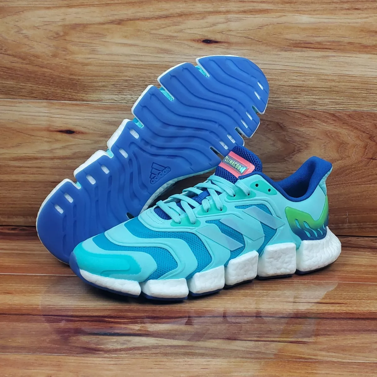 Adidas Climacool Vento Signal Cyan Running Shoes Boost FX7847 Men s Size 9.5