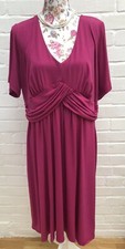 Arlene Phillips Dress UK 20 Pink Magenta Stretchy Evening Wedding Occasion