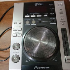 CDJ-200 Compact Disk Player Pioneer W/Power Cord Tested to work