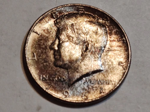 1964 Kennedy Half Dollar Toned Unc