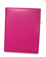 Graphic Image Photo Album 7x9 Flat Bound 64 Clear Pockets PINK