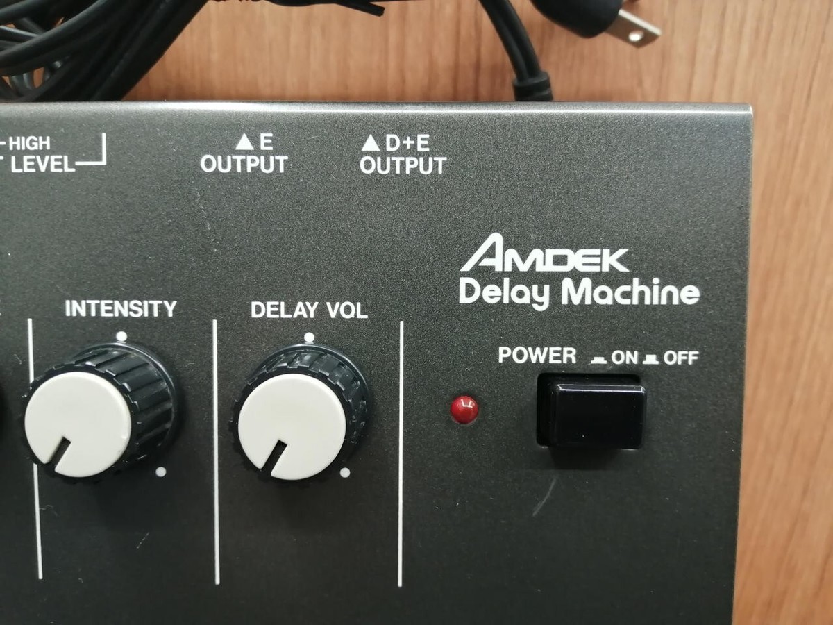 AMDEK DMK-100 Analog Delay Effect Pedal Vintage Rare Made in JAPAN