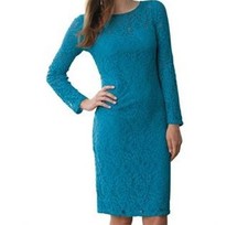 Women's Summer evening party cocktail Wedding Church Cruise lace dress plus 22W