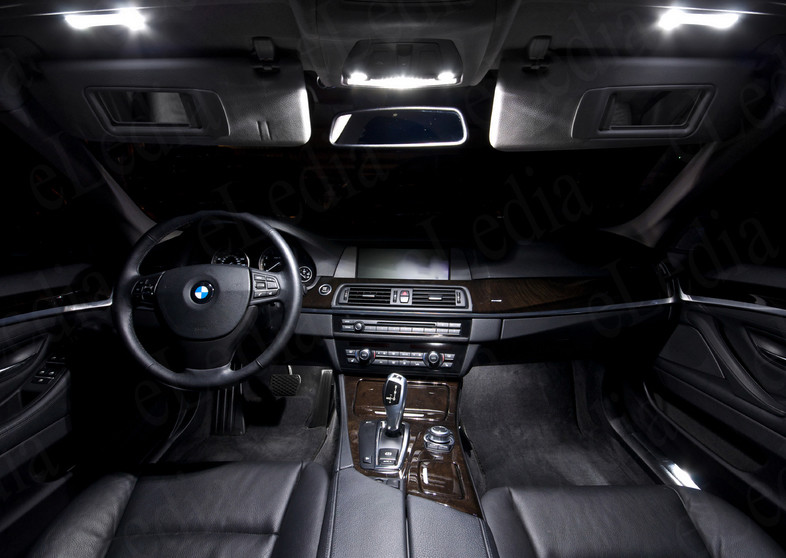 Ampoules LED BMW F10 F11 kit éclairage intérieur blanc pur pour habitacle et coffre
