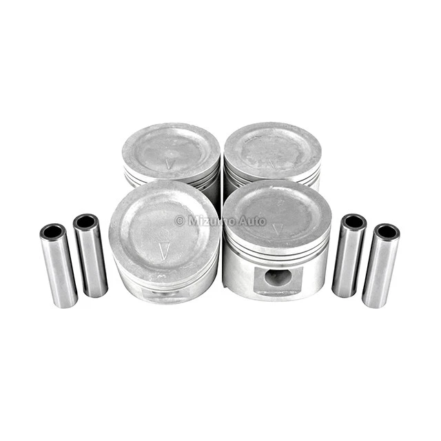 Pistons w/ Rings fit Fits 83-89 Chrysler 2.6L L4 SOHC 8v - Image 3 of 3