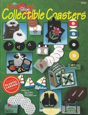 USED COLLECTIBLE COASTERS OWL FOOTBALL 12 DESIGNS PLASTIC CANVAS PATTERN BOOK 