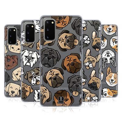 HEAD CASE DESIGNS HUND HAUPTMUSTER SOFT GEL HANDYHÜLLE FÜR SAMSUNG HANDYS 1