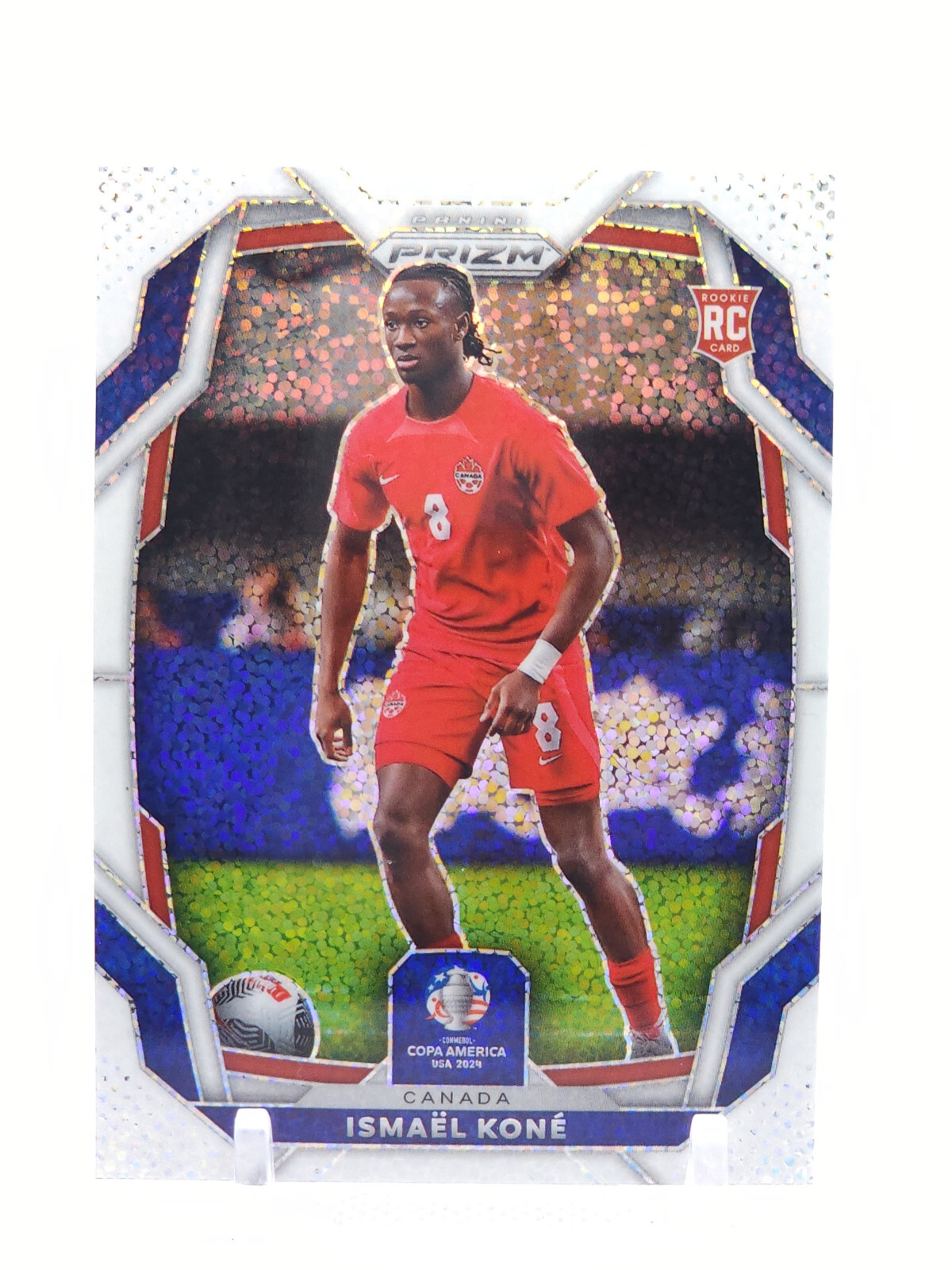 ISMAEL KONE 2024 Prizm COPA America #173 White Sparkle Rookie Canada