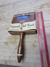 Vintage Bronze  Knight  Professional Paint Brush Glidden 6” NOS