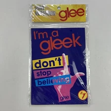  Glee TV Show Mini Notebook Lea Michele Cory Monteith I'm A Gleek New Sealed