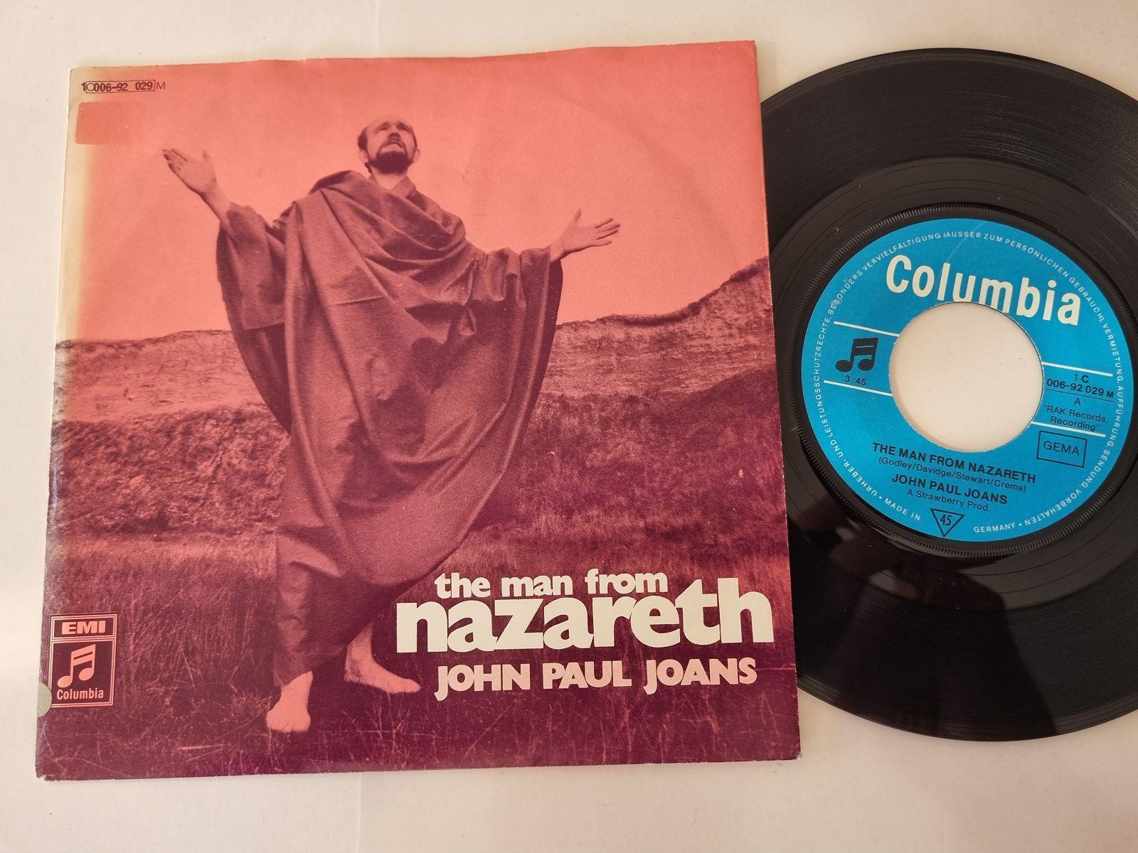 7"" Single John Paul Joans - The man from Nazareth Vinyl Germany